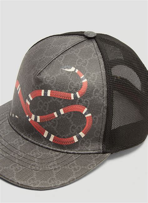 gucci snakeskin cap|Gucci kingsnake cap.